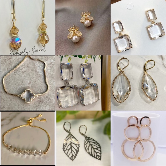 COPY - Ice clear transparent square drop earrings - Picture 9 of 9